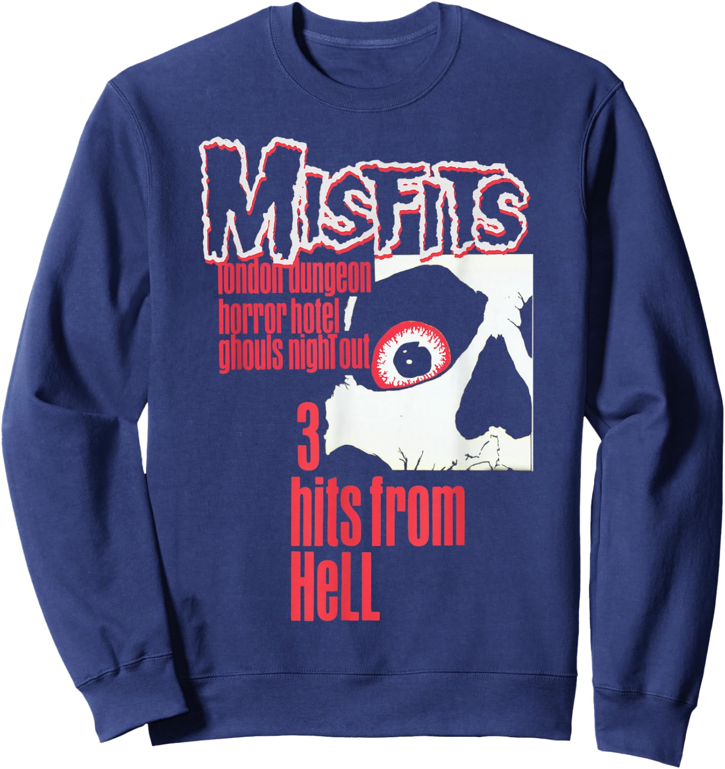 Misfits – 3 Hits from Hell Sweatshirt - Sweatshirt | Navy