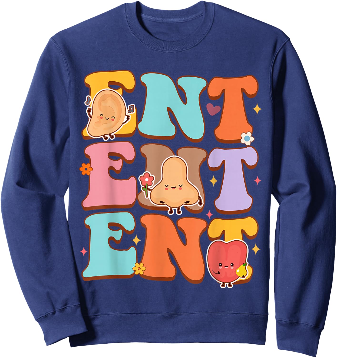 Otolaryngologist Otolaryngology Doctor ENT Ear Nose Throat Sweatshirt - Sweatshirt | Navy