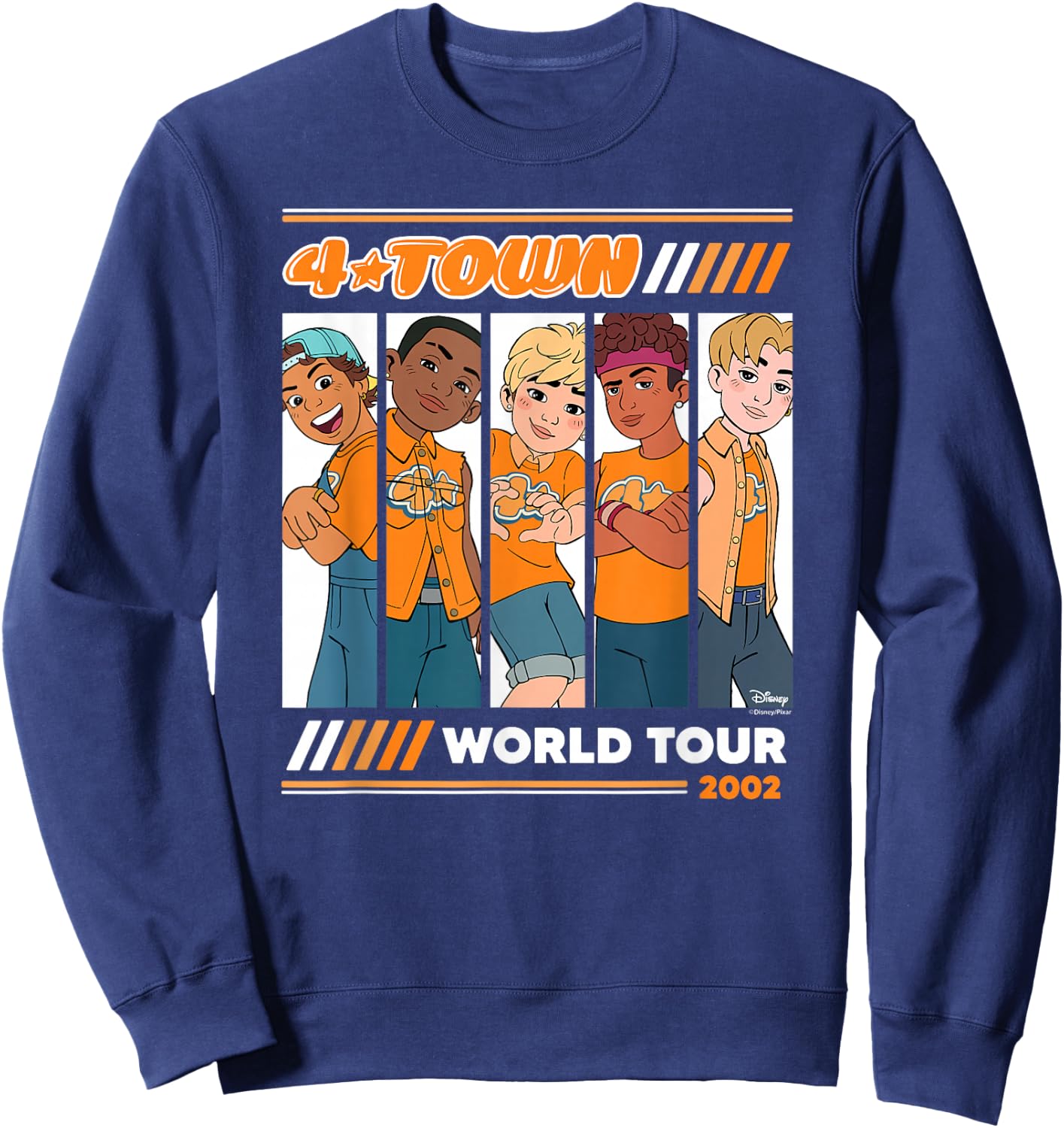 Turning Red - 4 Town 2002 Tour Sweatshirt - Sweatshirt | Navy