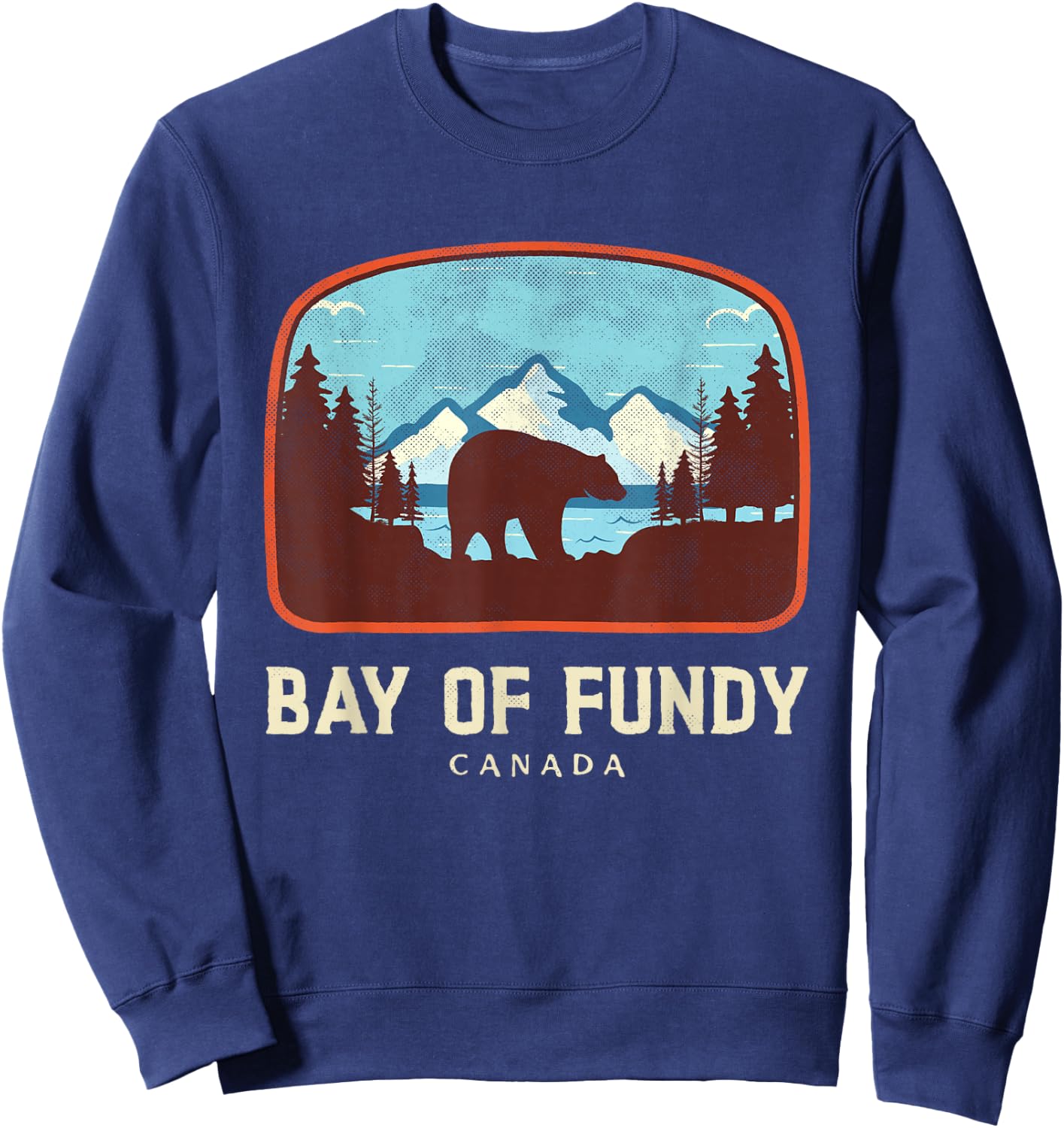 Bay of Fundy Canada Sweatshirt - Sweatshirt | Navy