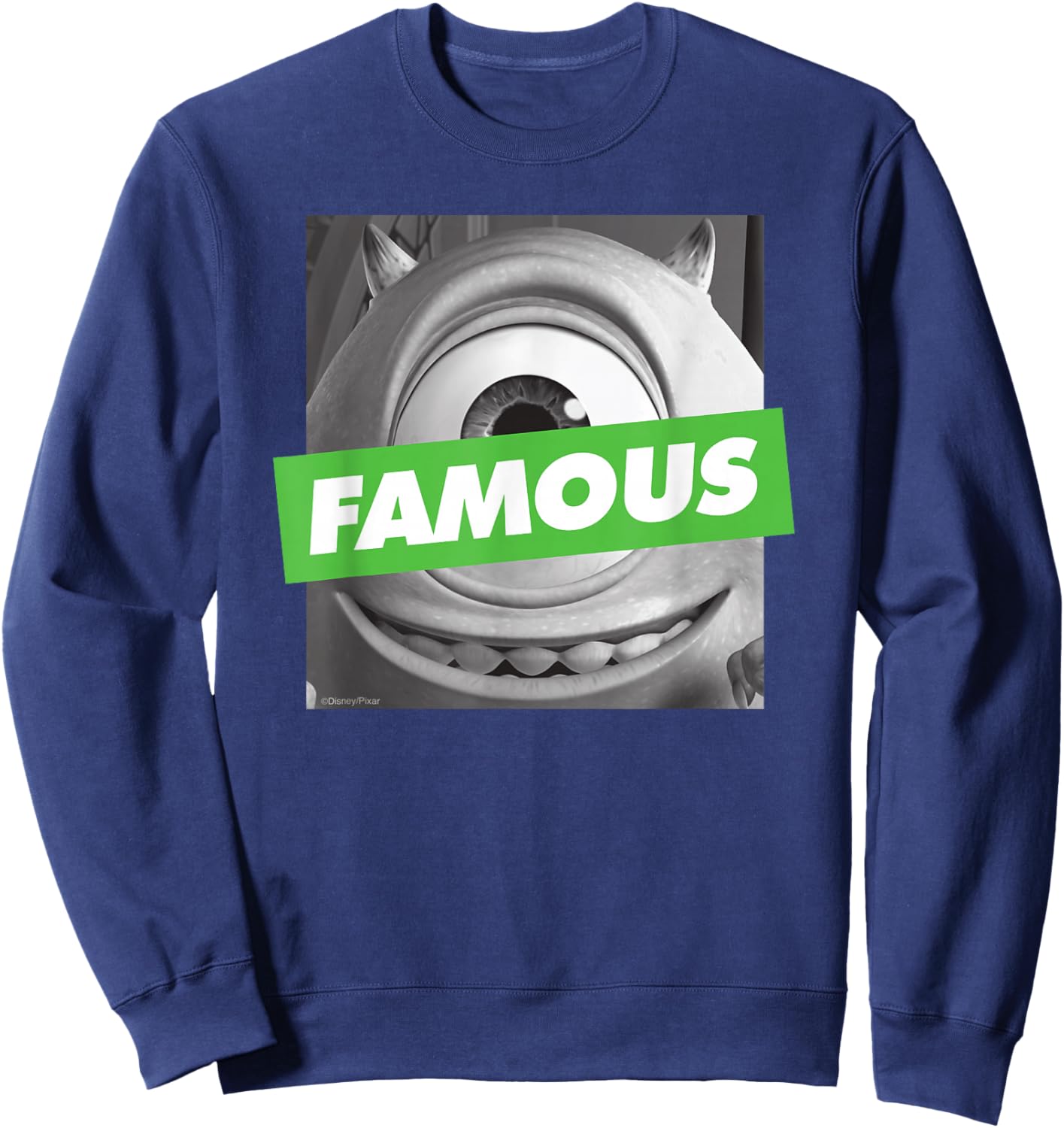 Disney and Pixar's Monsters, Inc. Mike Wazowski Famous Sweatshirt - Sweatshirt | Navy