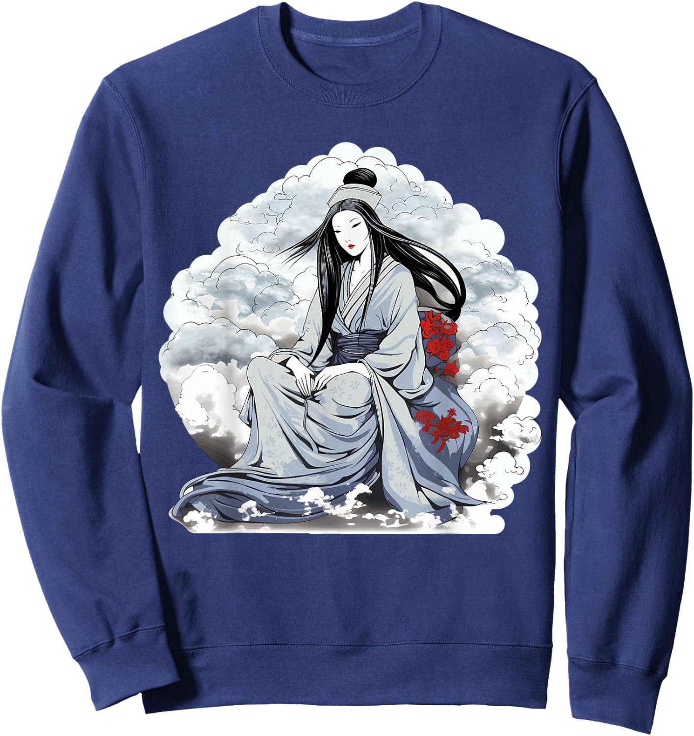 Yokai Yuki Onna Sweatshirt - Sweatshirt | Navy