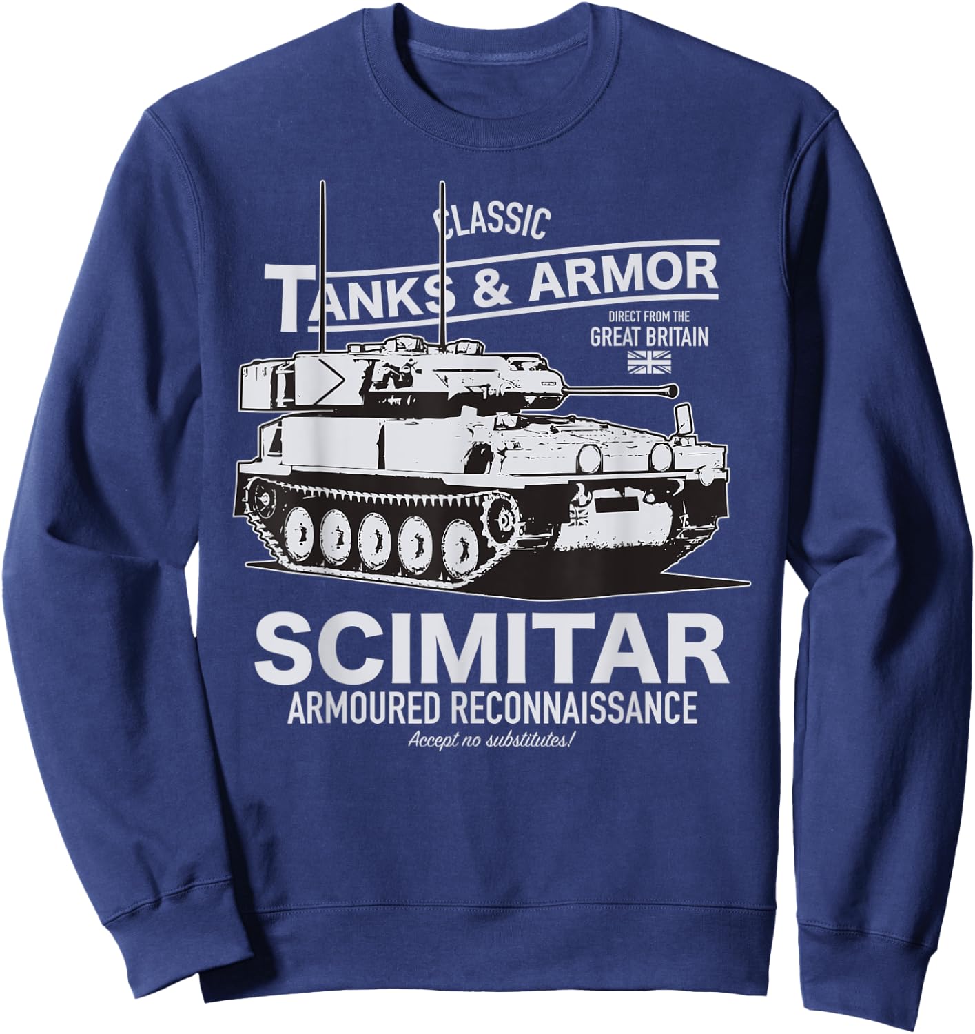 FV107 Scimitar Sweatshirt - Sweatshirt | Navy