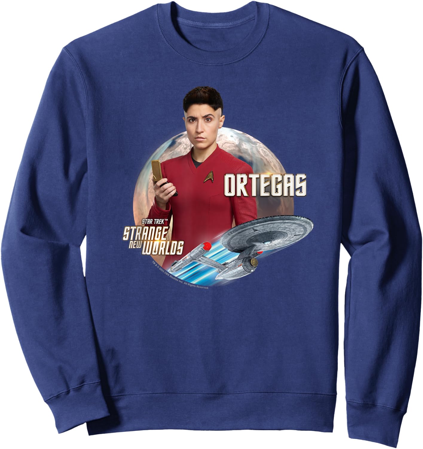 Star Trek Strange New Worlds Ortegas Sweatshirt - Sweatshirt | Navy