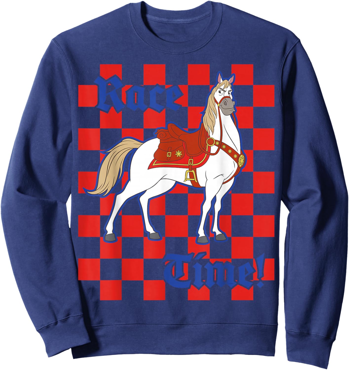Disney Tangled Maximus Horse Race Time! Sweatshirt - Sweatshirt | Navy