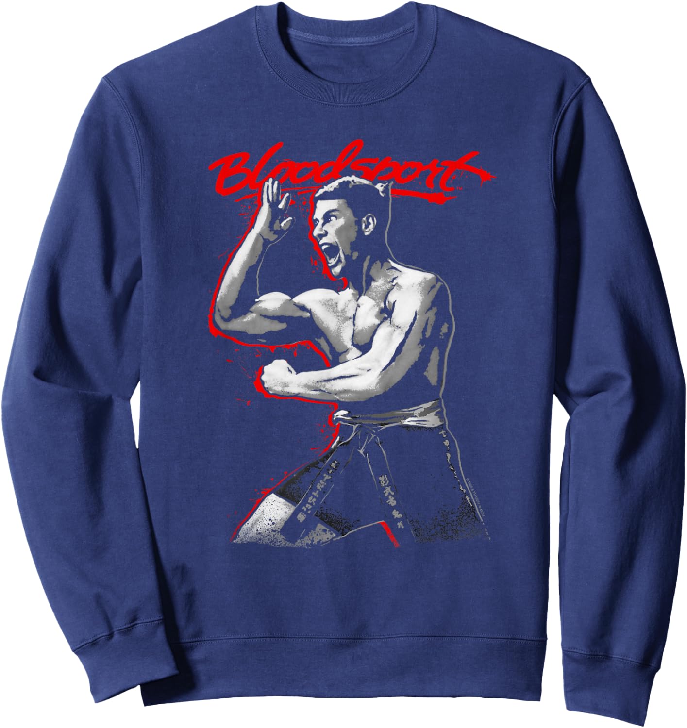 Bloodsport Loud Mouth Sweatshirt - Sweatshirt | Navy
