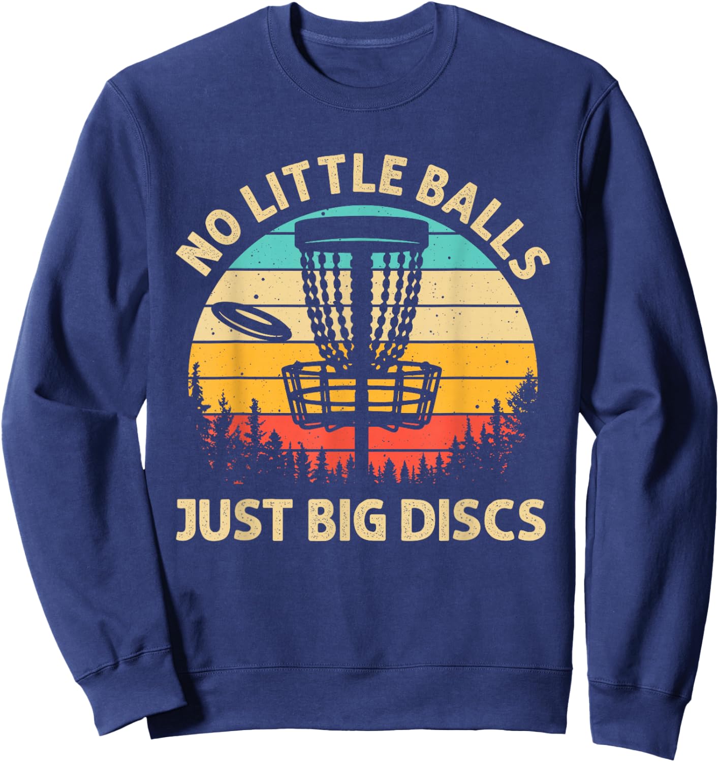 Funny Disc Golf Design Women Disc Golf Lover Player Sweatshirt - Sweatshirt | Navy