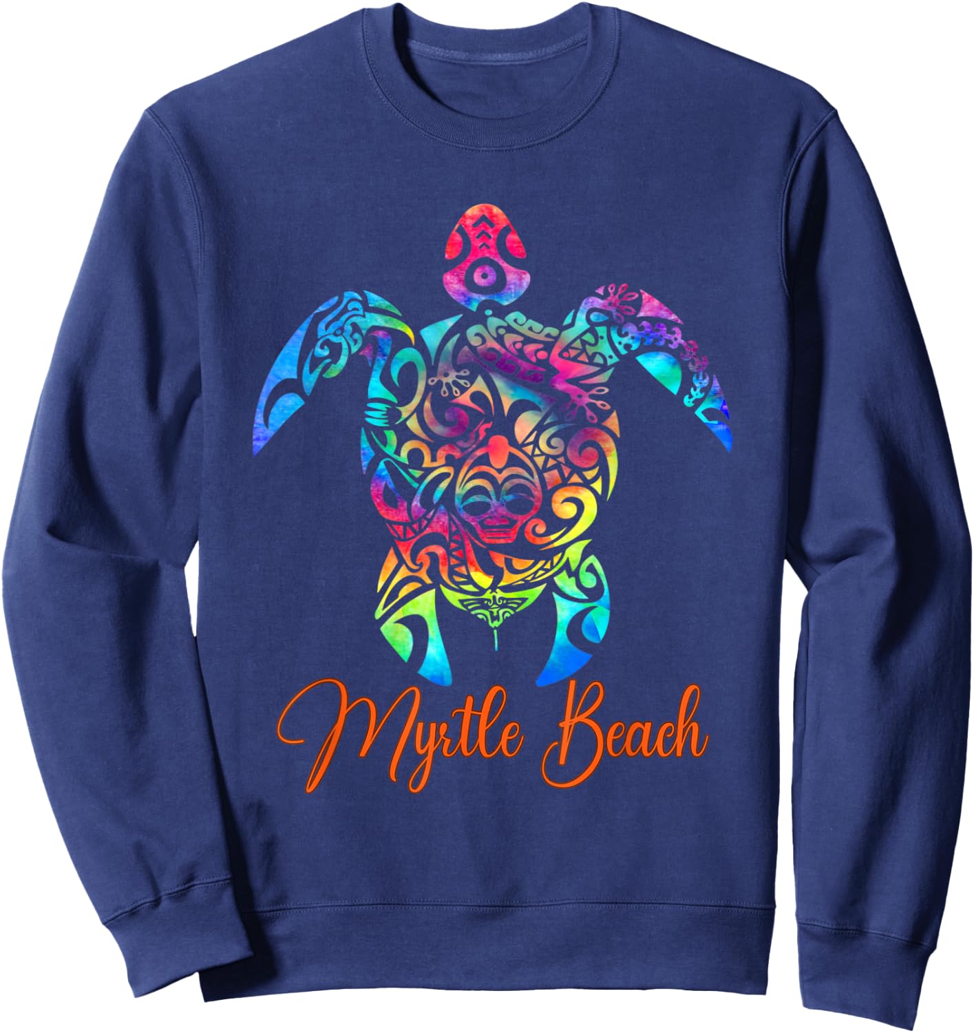 Myrtle Beach Sea Turtle Family Vacation Summer 2025 Sweatshirt - Sweatshirt | Navy