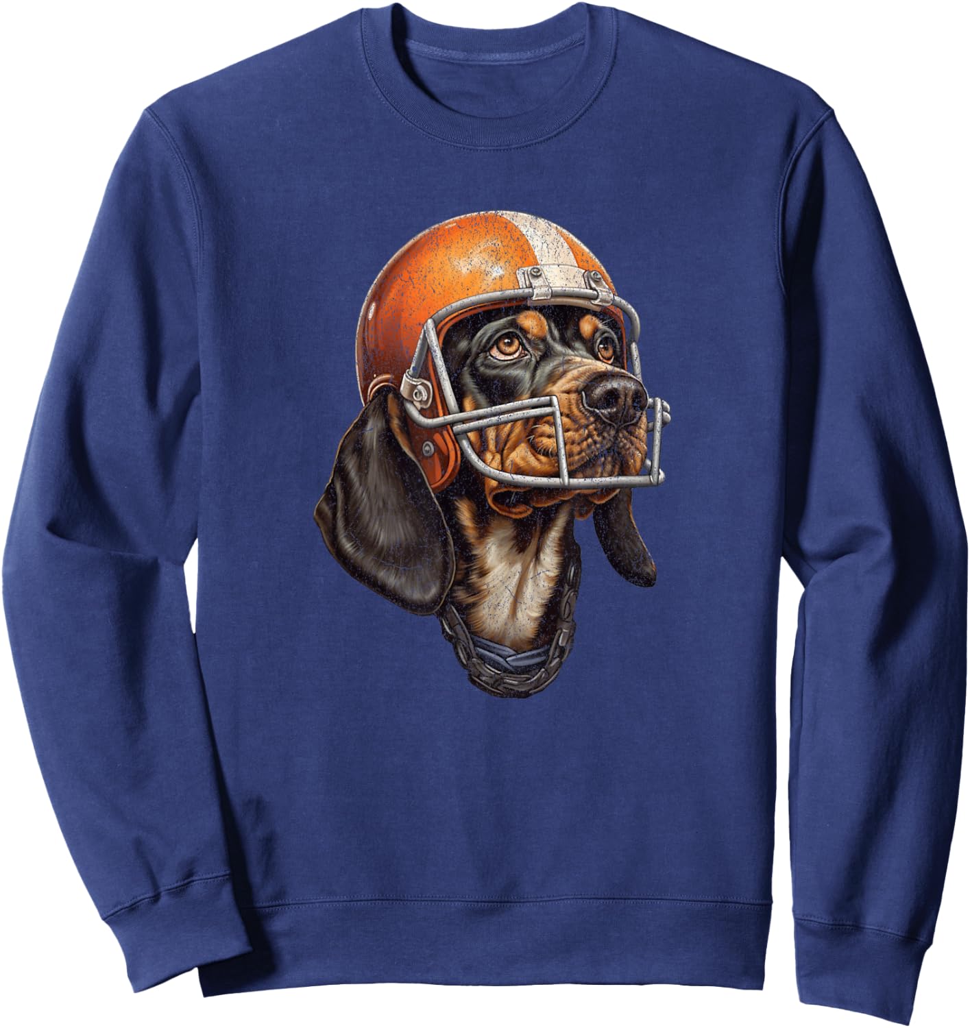 Tennessee Coonhound Dog Sport Lovers | Tennessee Tri Stars Men Women Girls Kids Sweatshirt - Sweatshirt | Navy