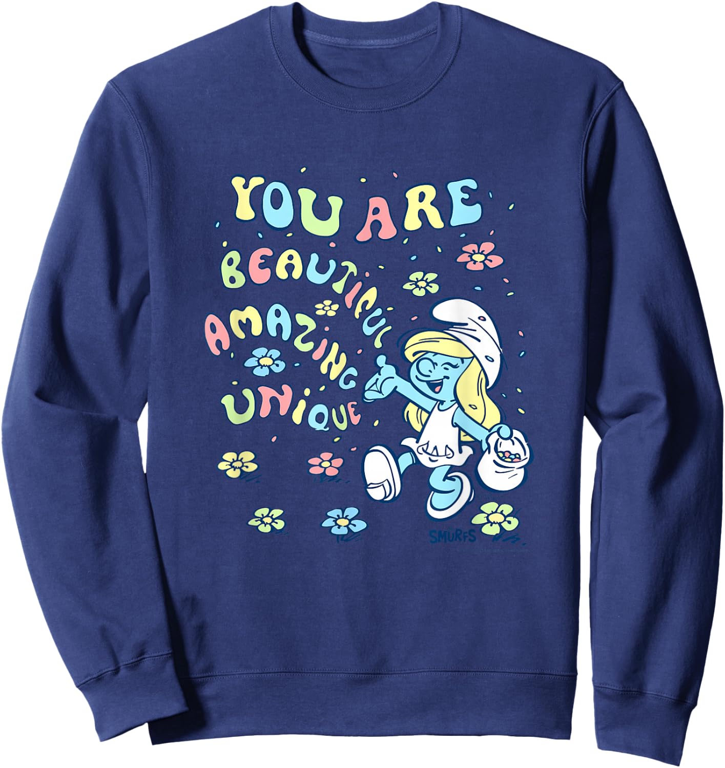 The Smurfs Beautiful Amazing Unique Sweatshirt - Sweatshirt | Navy