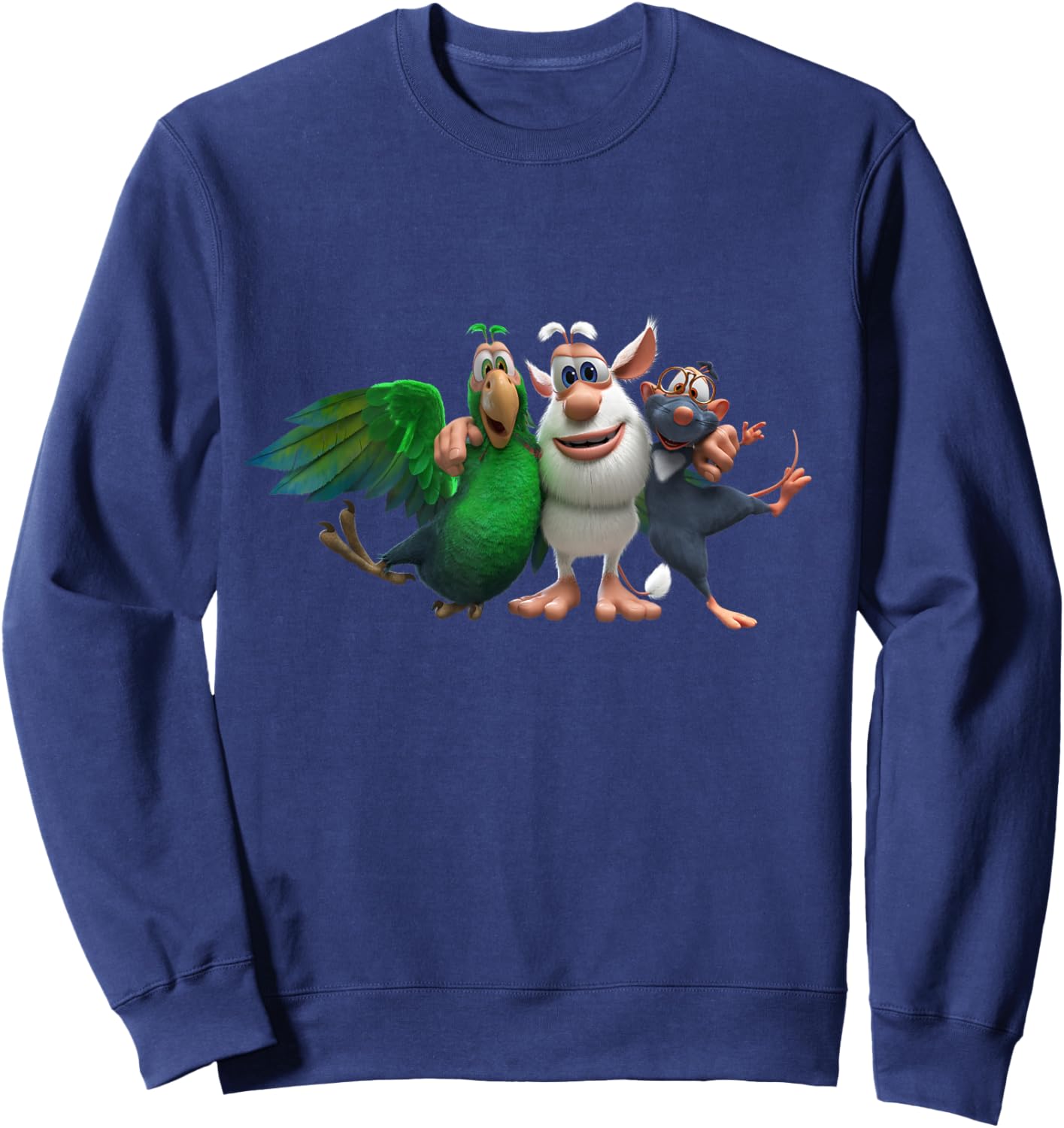 Hugs Booba & Friends Sweatshirt - Sweatshirt | Navy