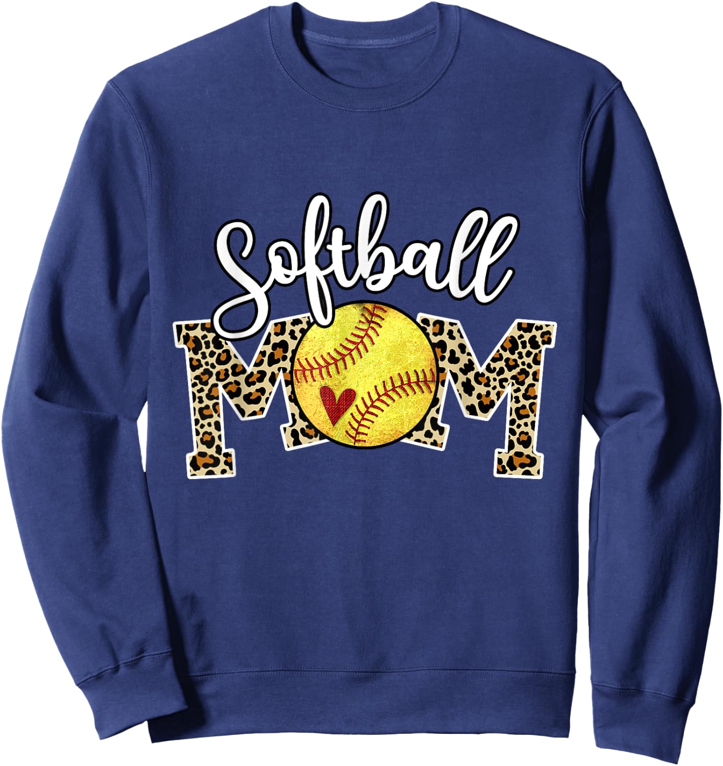 Softball Mom Dance mom Baseball Mom Mother Day Sweatshirt - Sweatshirt | Navy