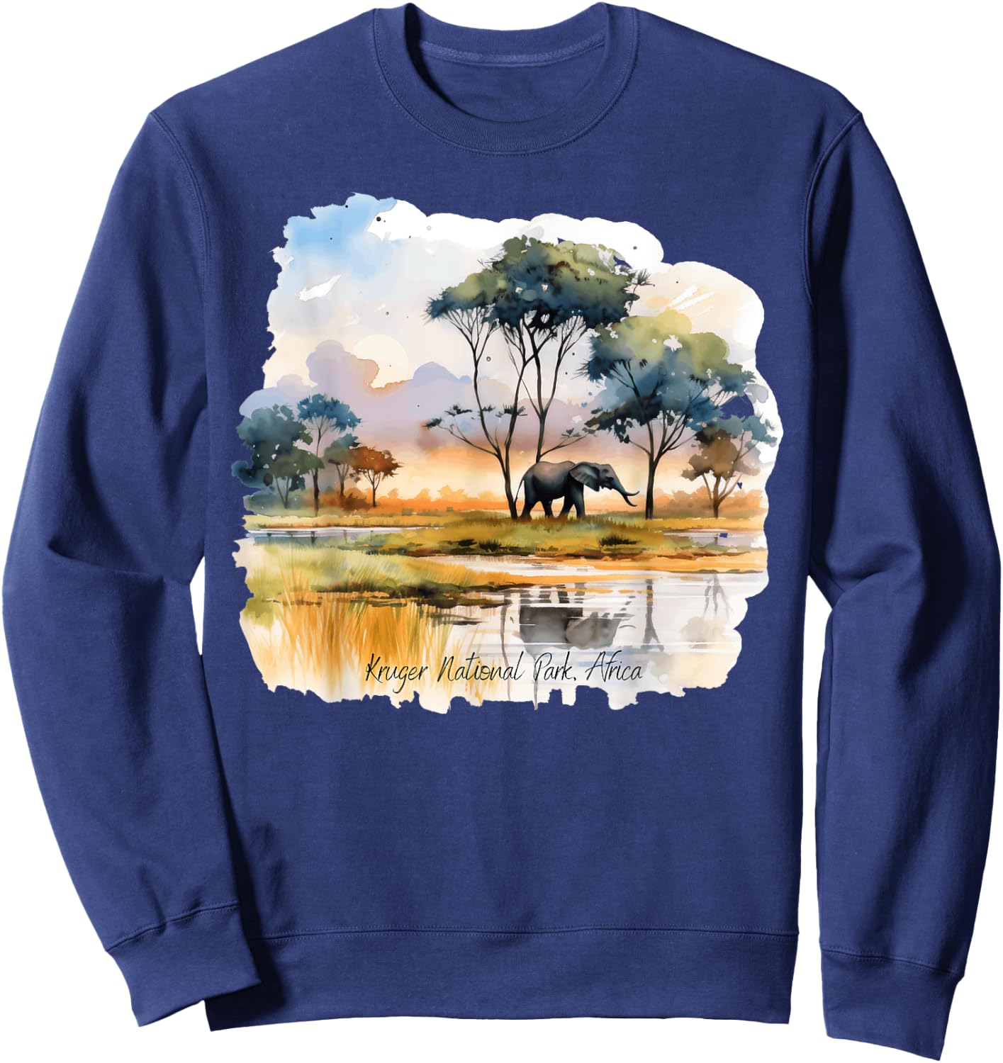 Kruger National Park is Africa Souvenir is Kruger Love Sweatshirt - Sweatshirt | Navy