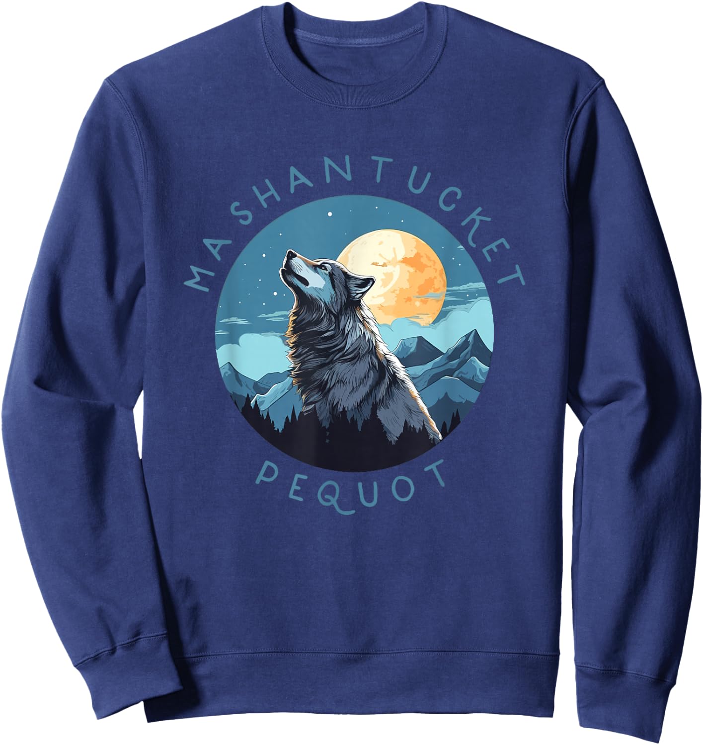 Mashantucket Pequot Indian Tribe Native American Indigenous Sweatshirt - Sweatshirt | Navy