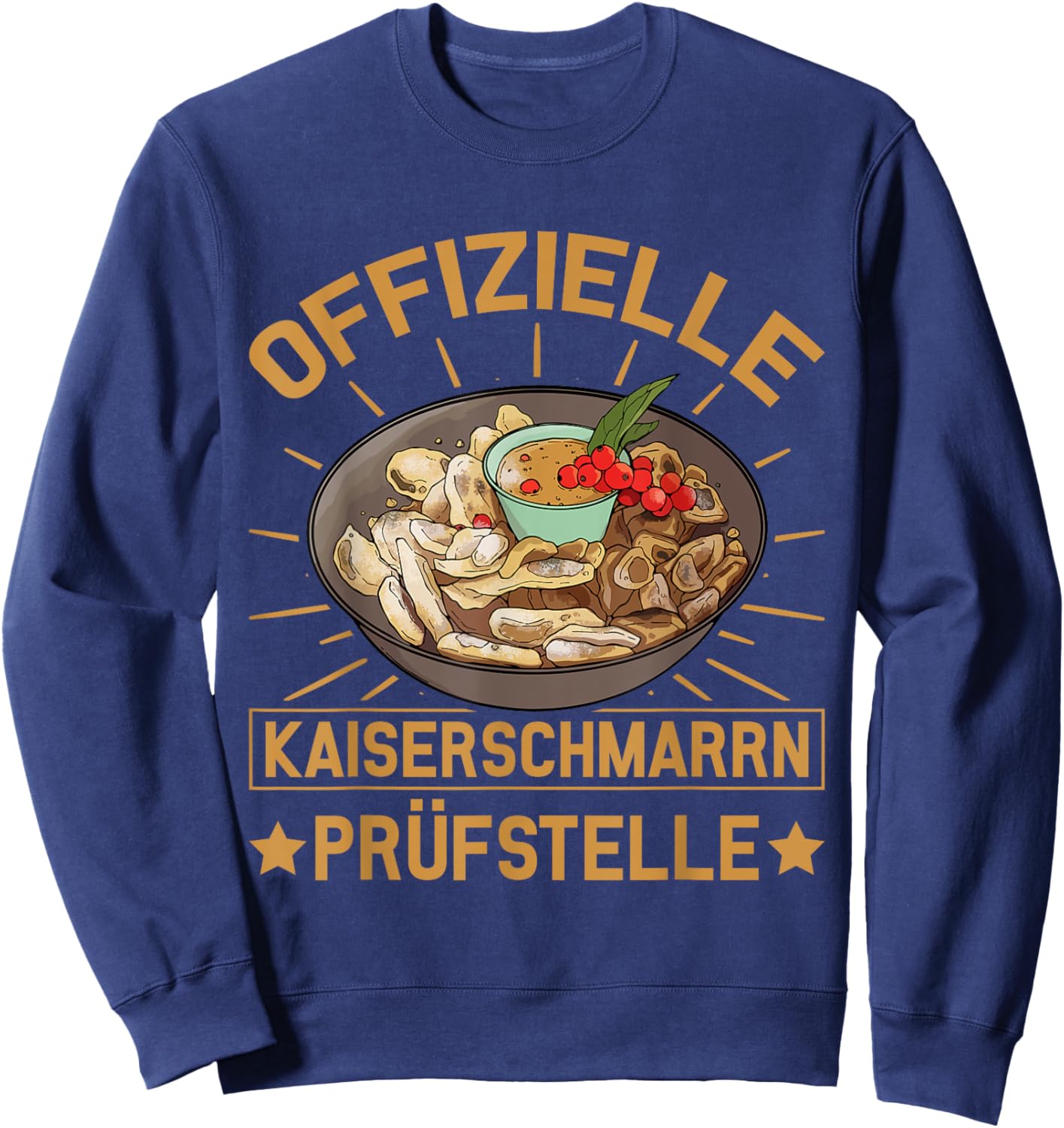 Official Kaiserschmarrn test centre - Kaiserschmarrn Sweatshirt - Sweatshirt | Navy