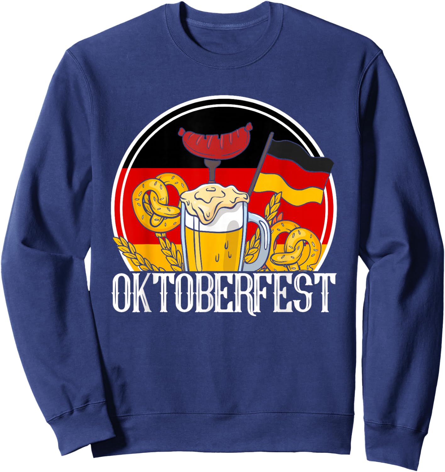 Oktoberfest 2025 Funny Oktoberfest 2025 Costume Men Women Sweatshirt - Sweatshirt | Navy