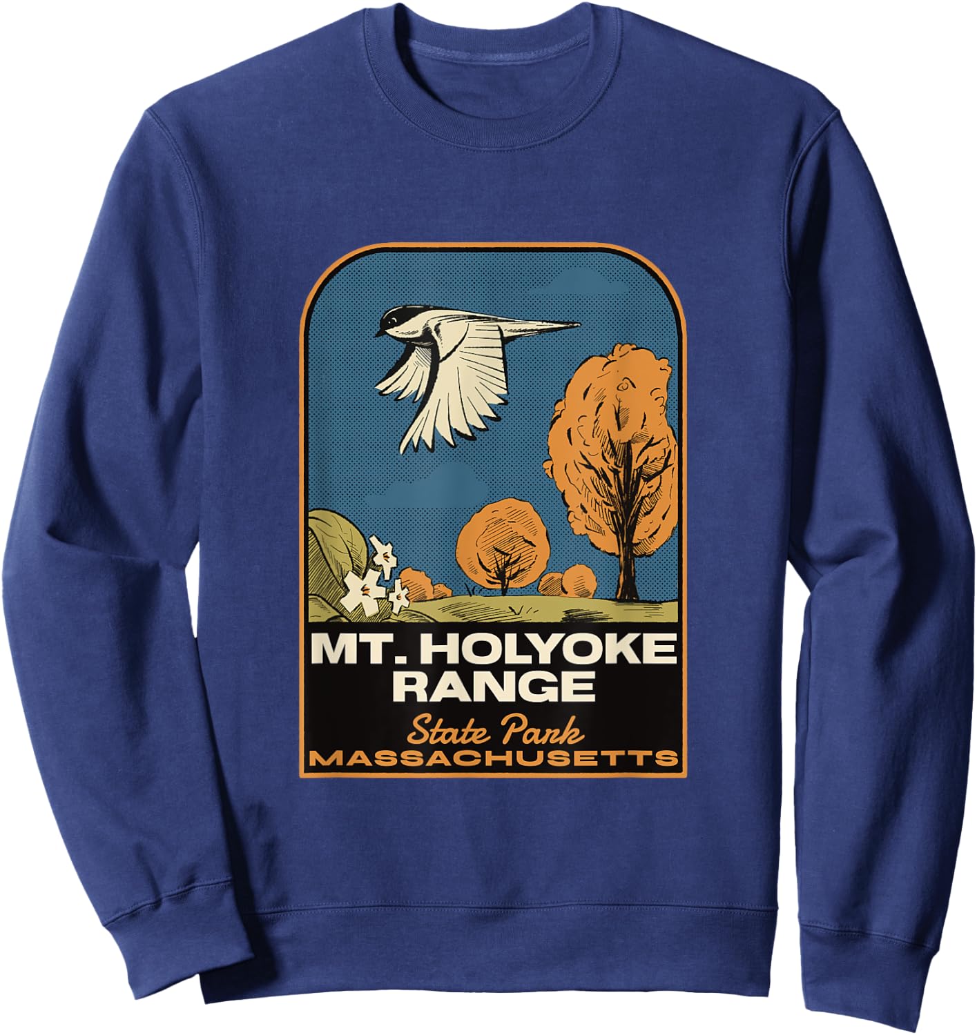 Mount Holyoke Range State Park MA Vintage Sweatshirt - Sweatshirt | Navy