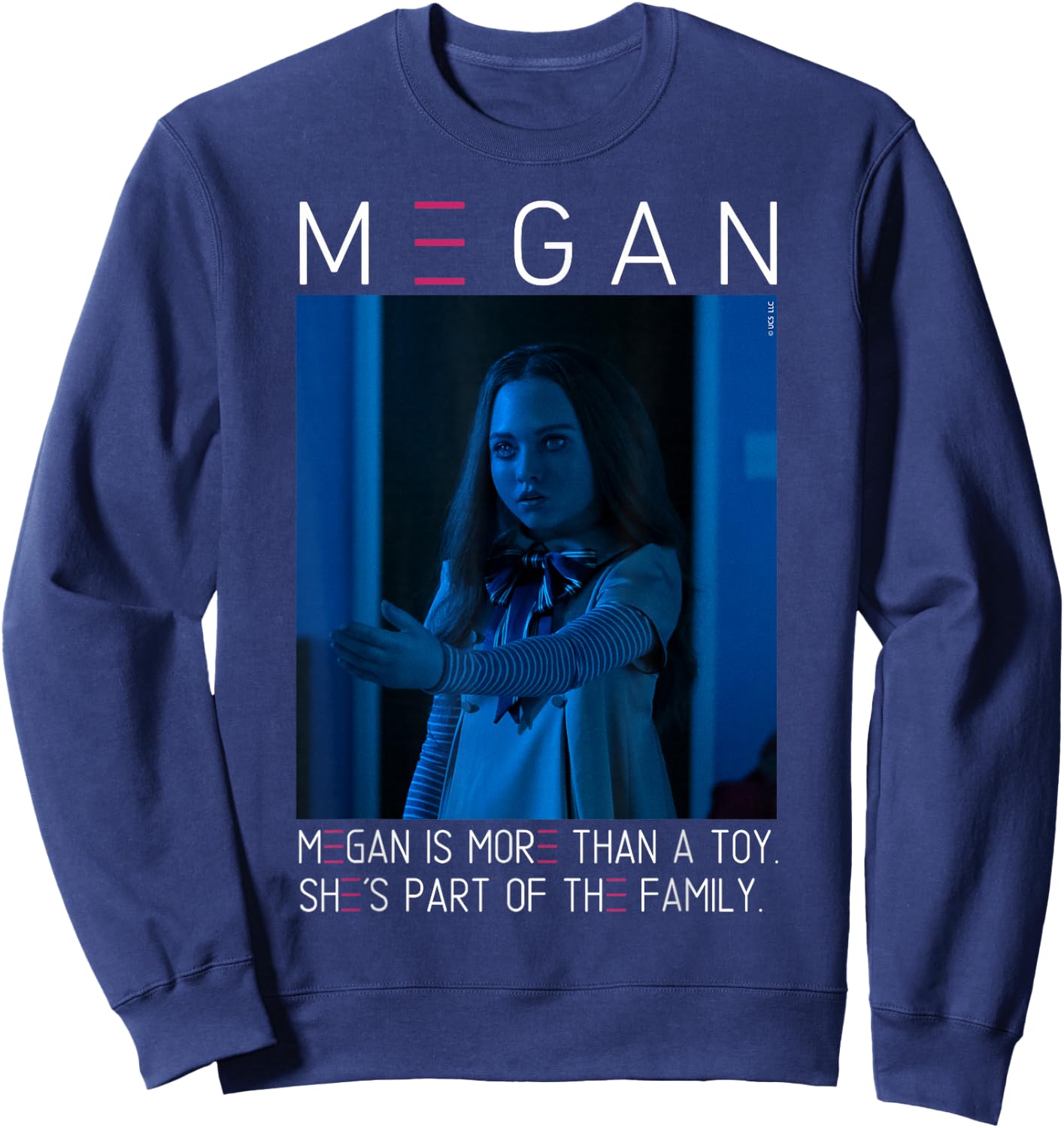 M3GAN Part of The Family Sweatshirt - Sweatshirt | Navy