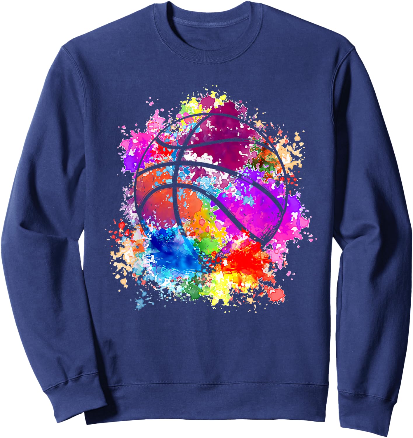 Basketball Teenagers Girls Teens Women Baller Dunking Small Sweatshirt - Sweatshirt | Navy