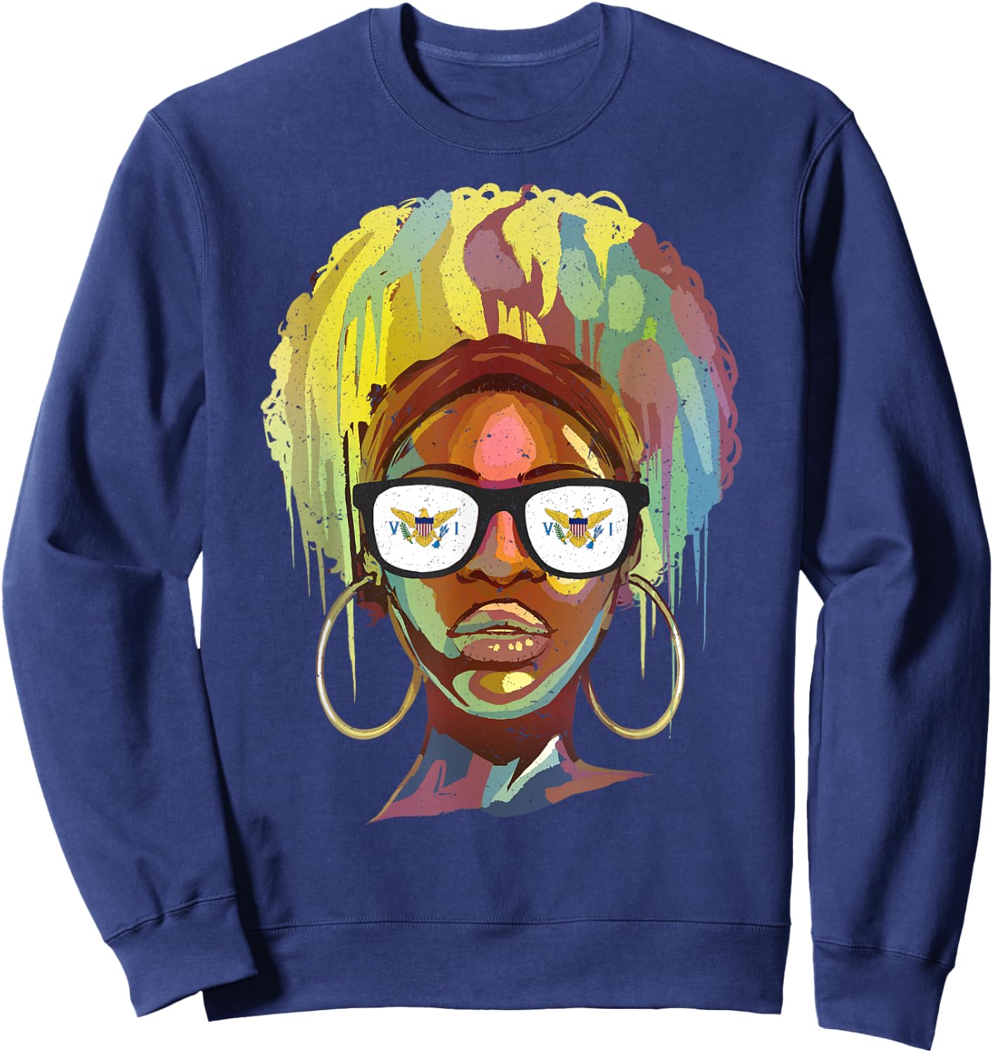 American Virgin Islands Sweatshirt - Sweatshirt | Navy