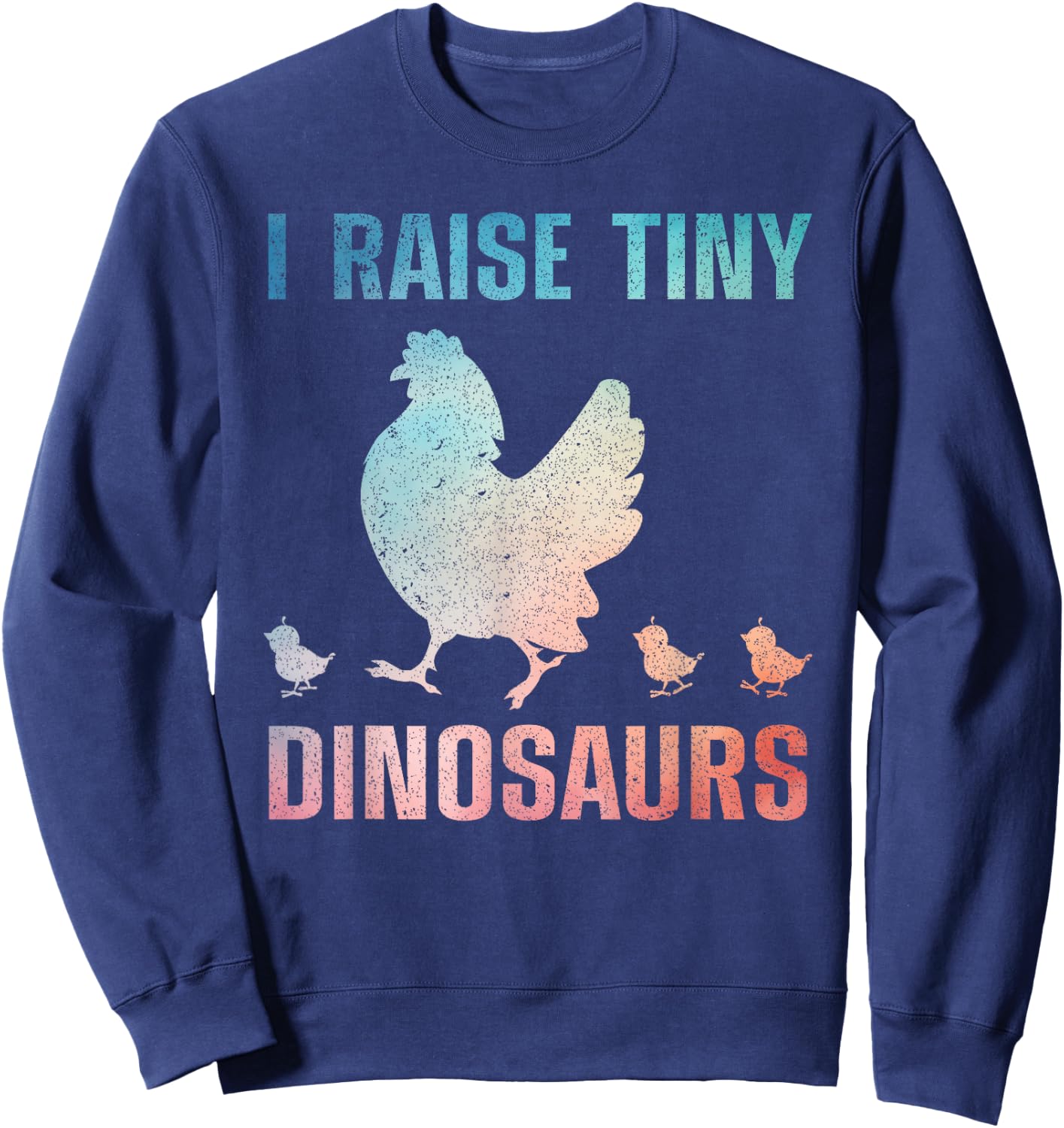 Cute Chicken Women Rooster Hen Chicken Farmer Lovers Sweatshirt - Sweatshirt | Navy
