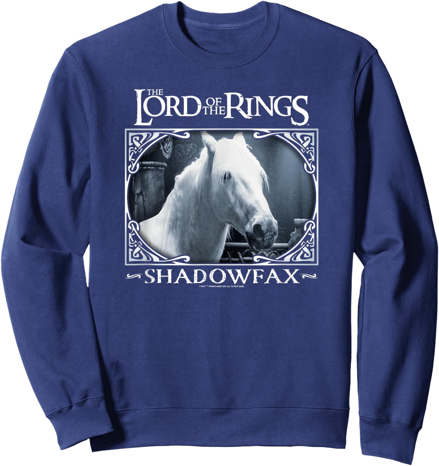 The Lord Of The Rings Shadowfax Celestial Poster Sweatshirt - Sweatshirt | Navy