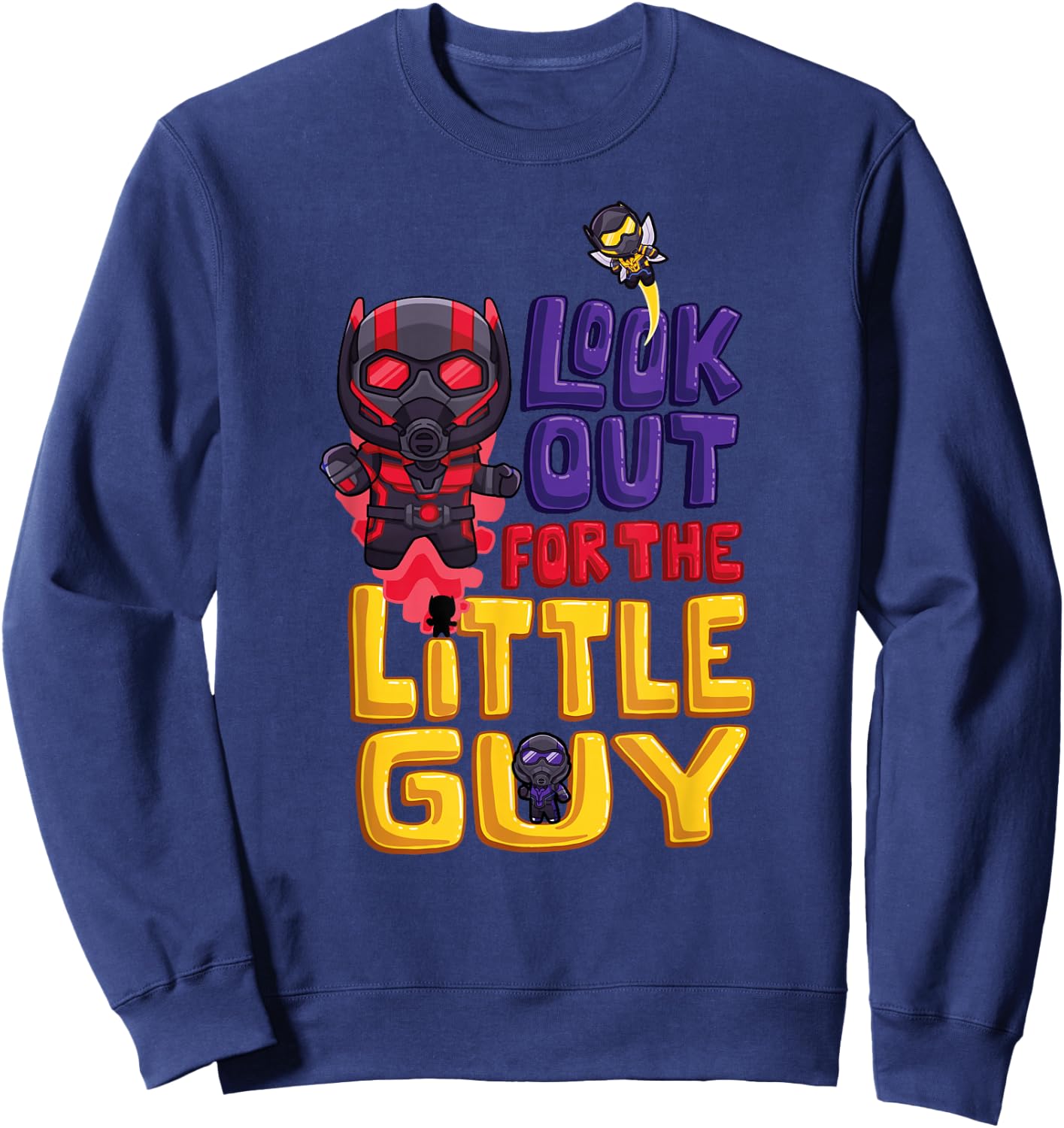 Marvel Ant-Man and The Wasp: Quantumania The Little Guy Sweatshirt - Sweatshirt | Navy