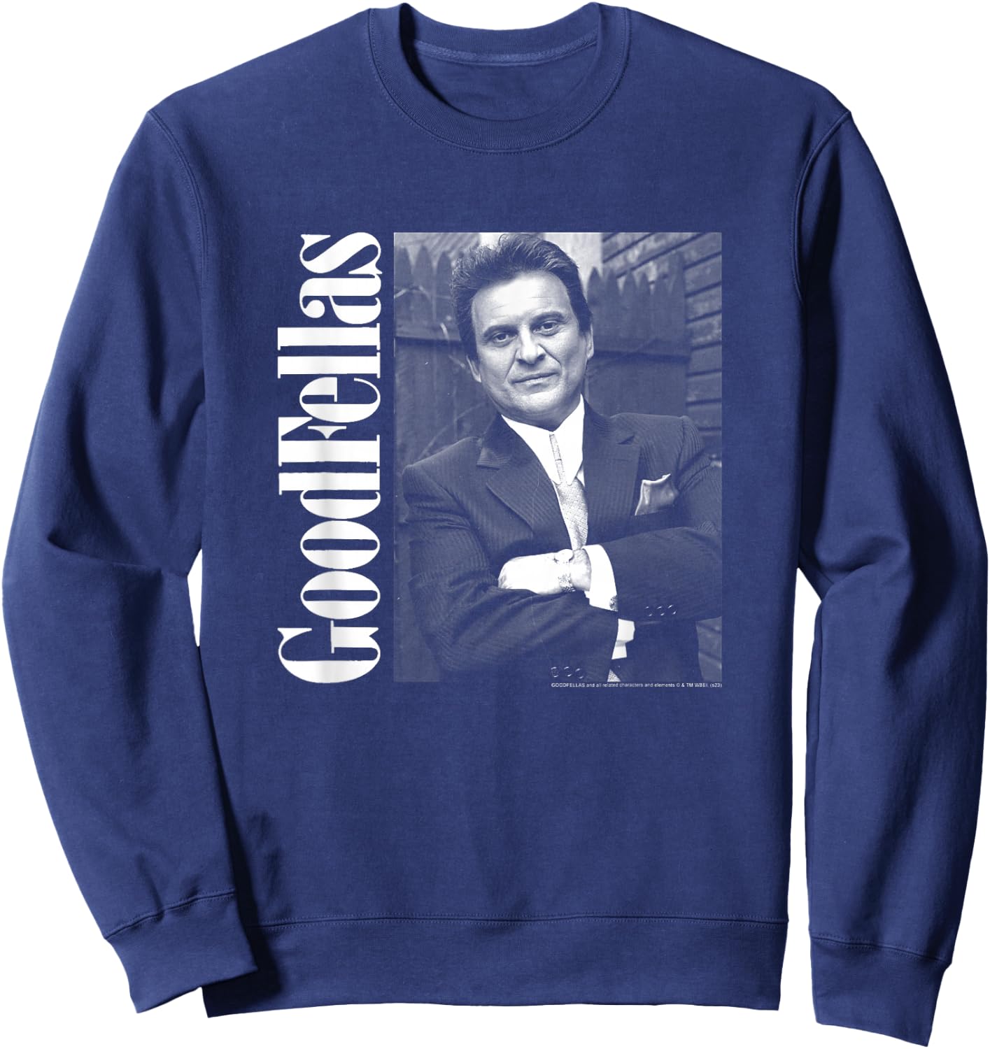 Goodfellas Tommy with Vertical Logo Sweatshirt - Sweatshirt | Navy