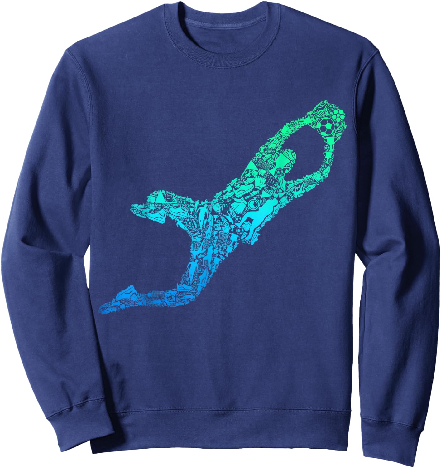 Soccer Goalie Goalkeeper Boys Kids Youth Men Sweatshirt - Sweatshirt | Navy