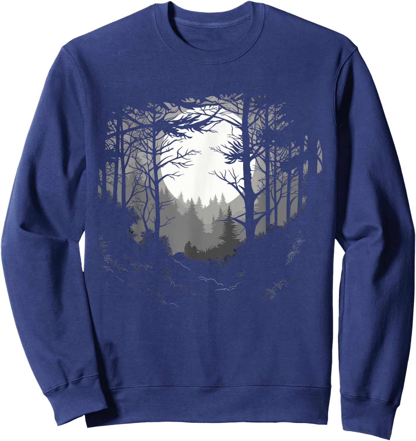 Forest And Nature Pine Tree Men Sweatshirt - Sweatshirt | Navy
