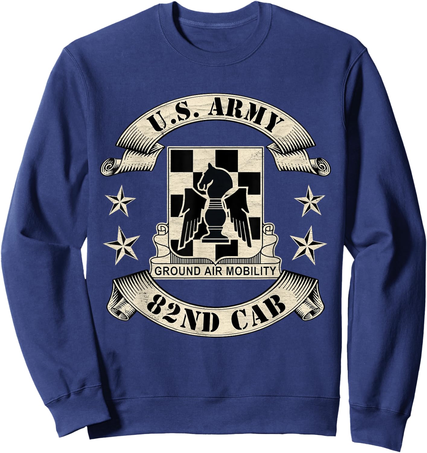 Us Army 82nd Combat Aviation Brigade 82nd CAB Fort Bragg Sweatshirt - Sweatshirt | Navy