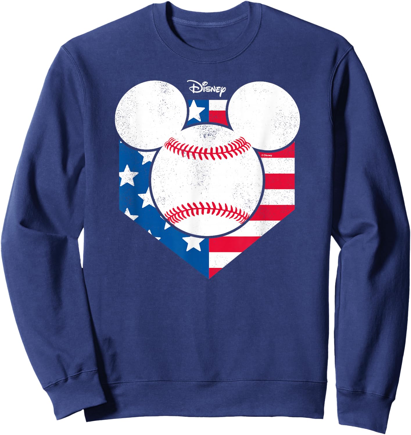 Disney - Mickey Baseball Diamond Sweatshirt - Sweatshirt | Navy