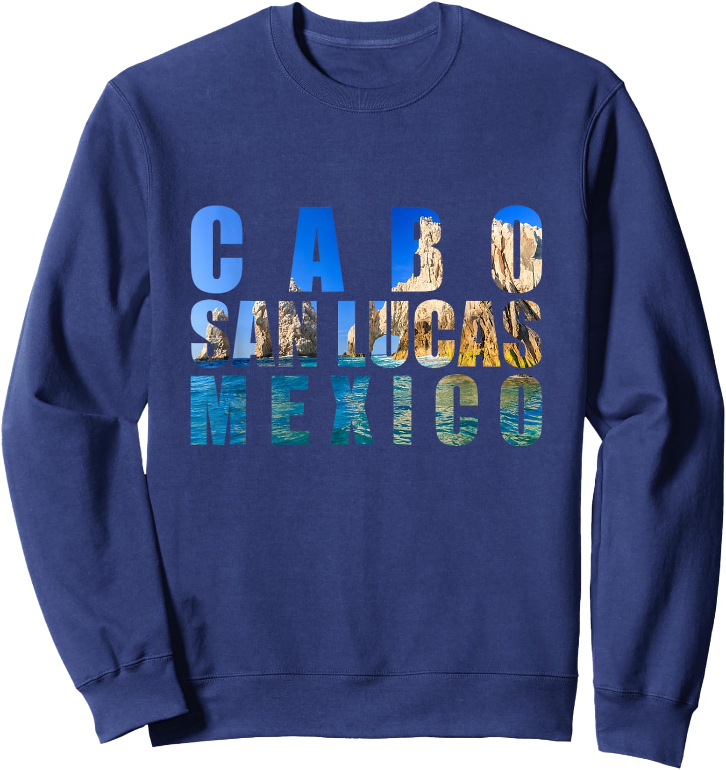 The Arch Of Cabo San Lucas Mexico Vacation Souvenir Sweatshirt - Sweatshirt | Navy