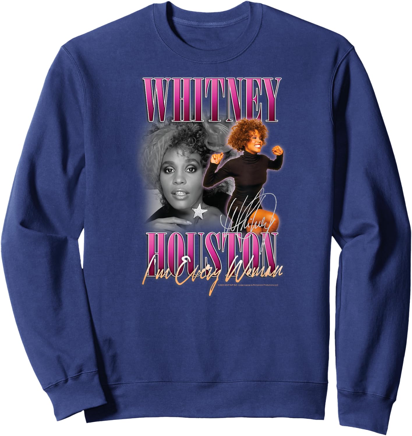Whitney Houston - I'm Every Woman Sweatshirt - Sweatshirt | Navy