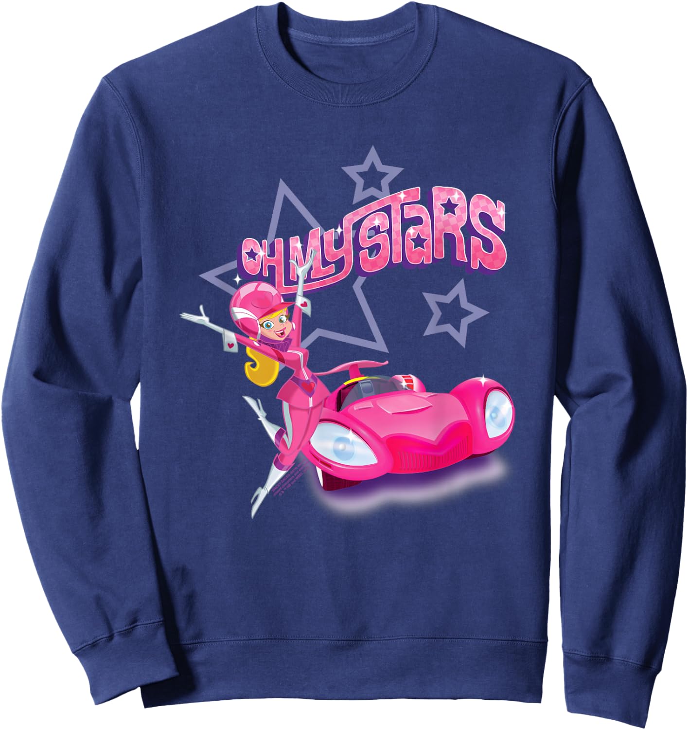 Wacky Races Penelope Pitstop Oh My Stars Sweatshirt - Sweatshirt | Navy