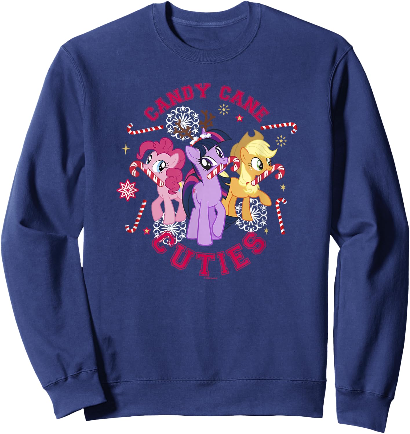 My Little Pony: Friendship Is Magic Candy Cane Cuties Sweatshirt - Sweatshirt | Navy