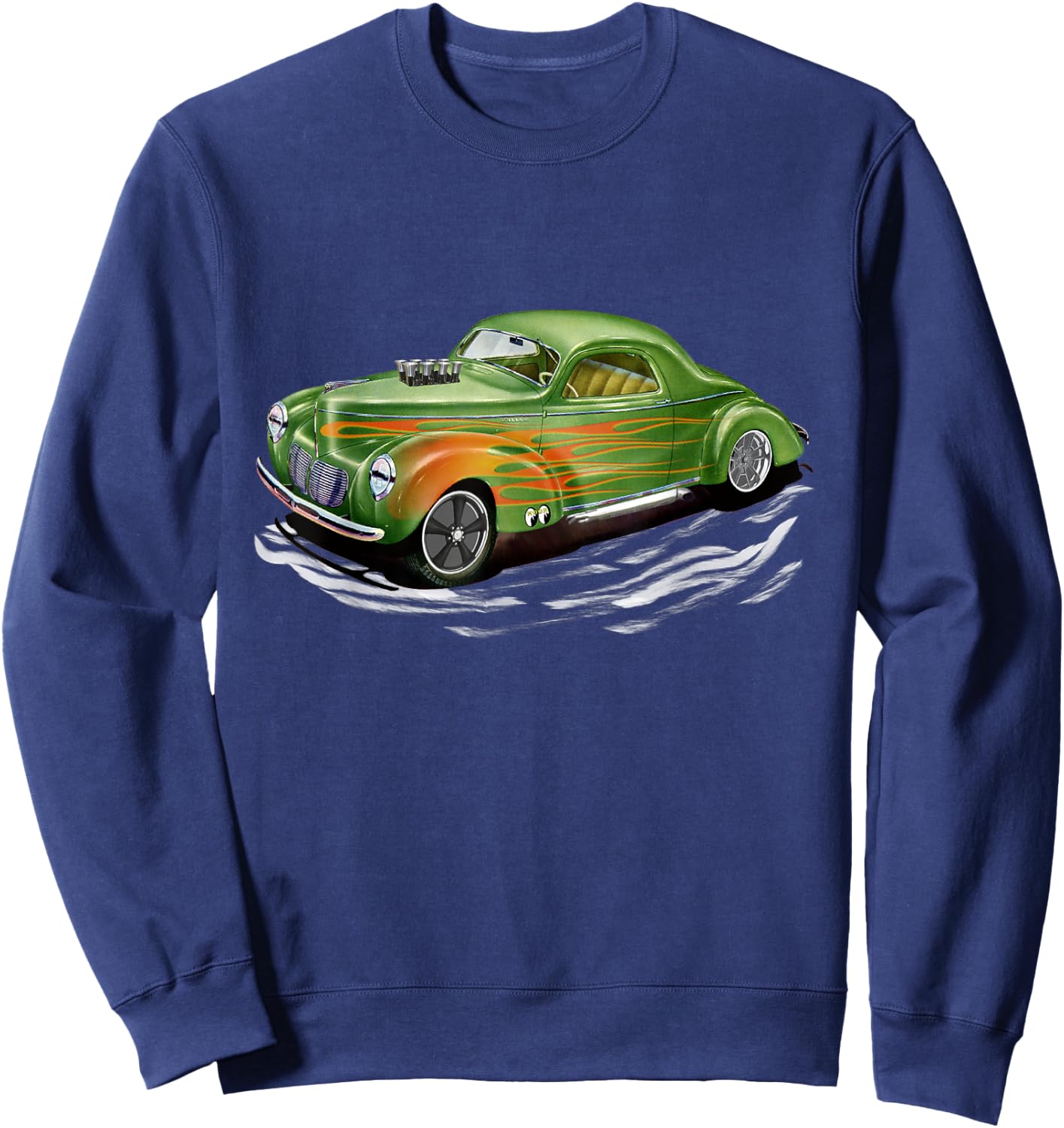 Gasser Hot Rod 1940 Willys Business Coupe Model Sweatshirt - Sweatshirt | Navy
