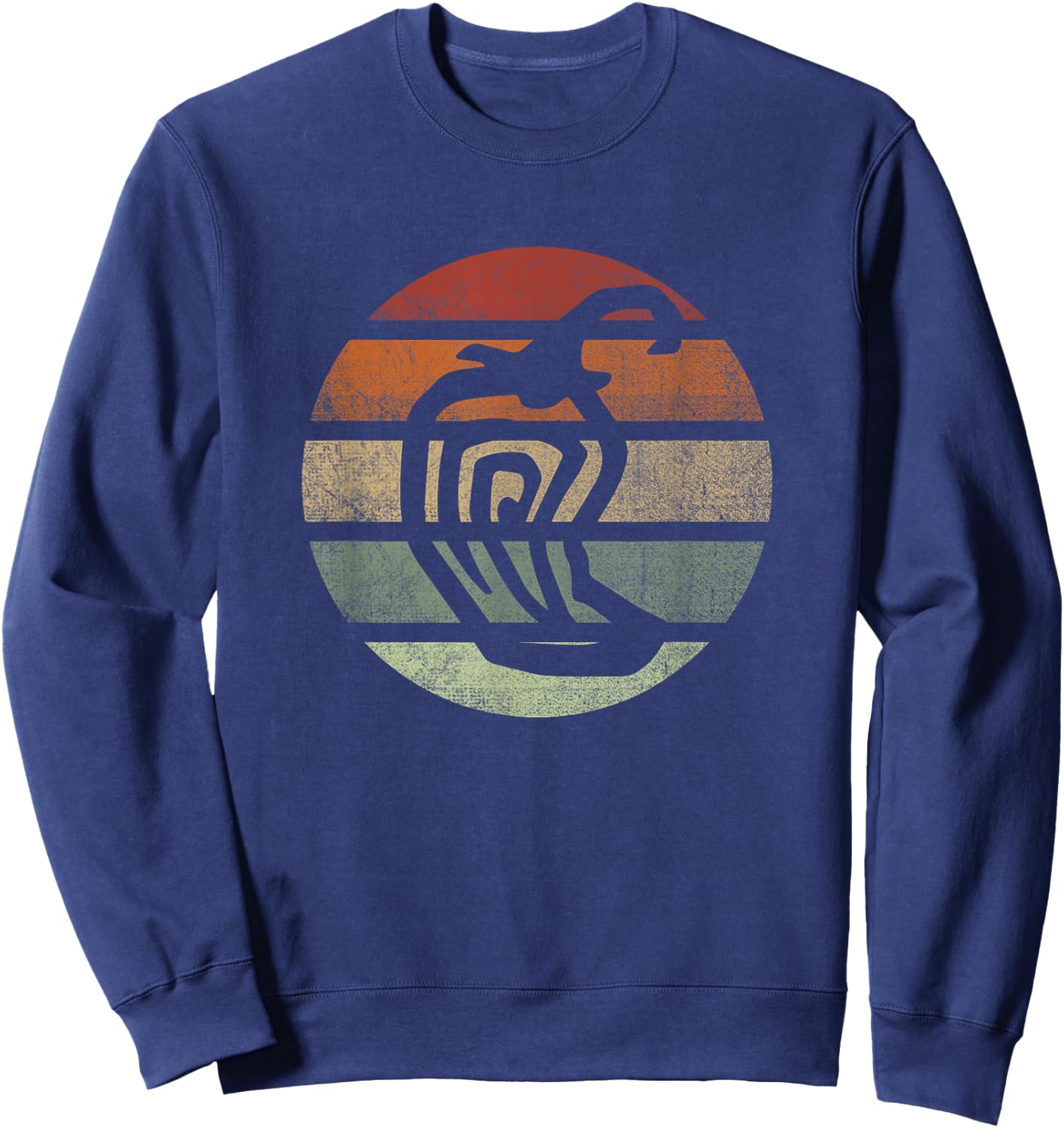 Retro Chipotle Spicy Chilli Mexican Food - Vintage Chipotle Sweatshirt - Sweatshirt | Navy