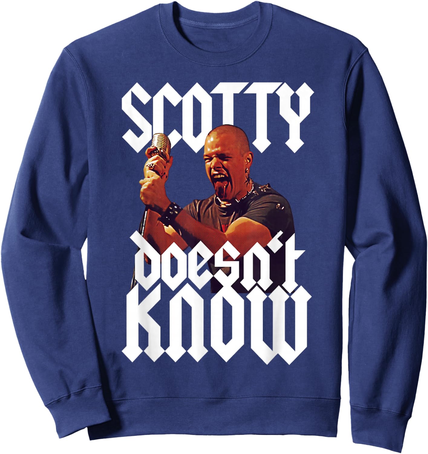 Scotty Doesn't Know Quote Sweatshirt - Sweatshirt | Navy