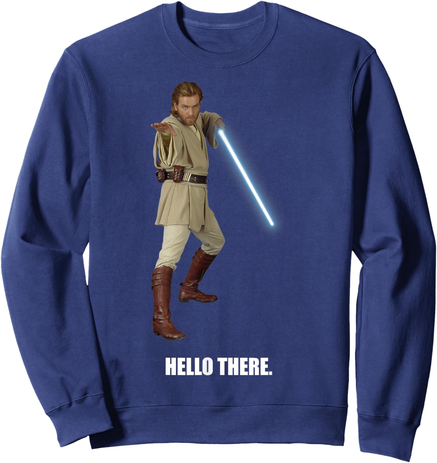 Star Wars Obi-Wan Kenobi Hello There Portrait Sweatshirt - Sweatshirt | Navy