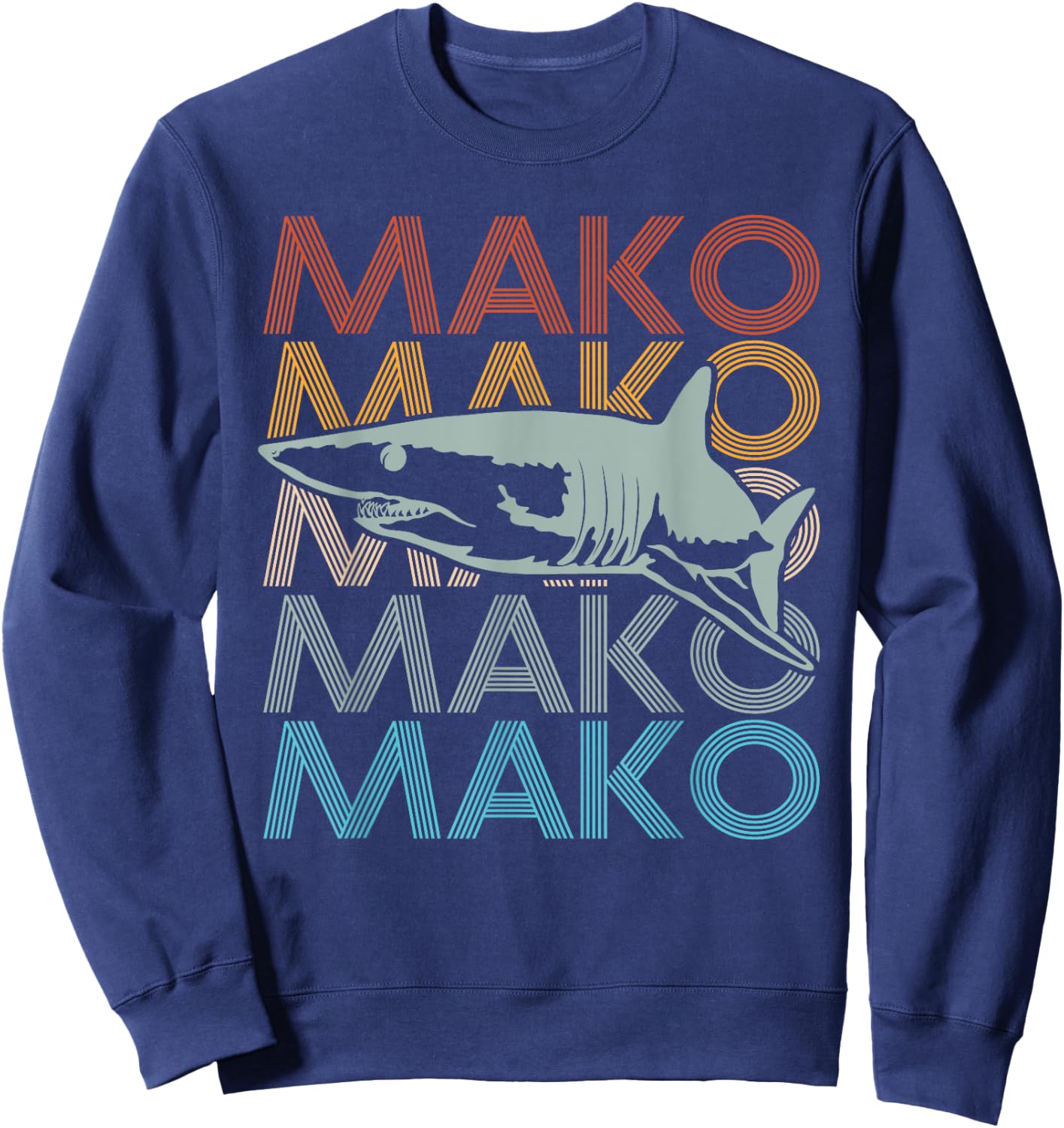 MAKO Design for a Mako Shark Diver Sweatshirt - Sweatshirt | Navy