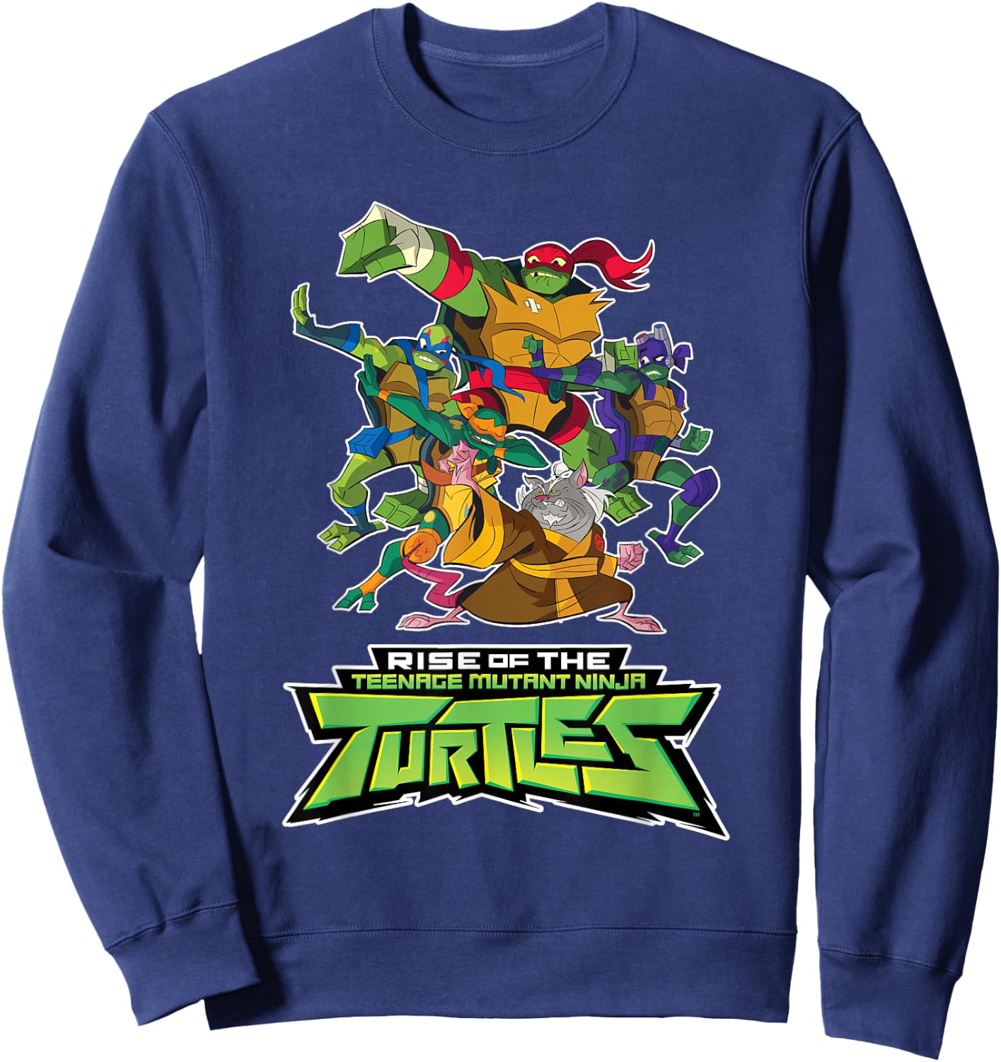 Splinter & The Turtles - Rise Sweatshirt - Sweatshirt | Navy
