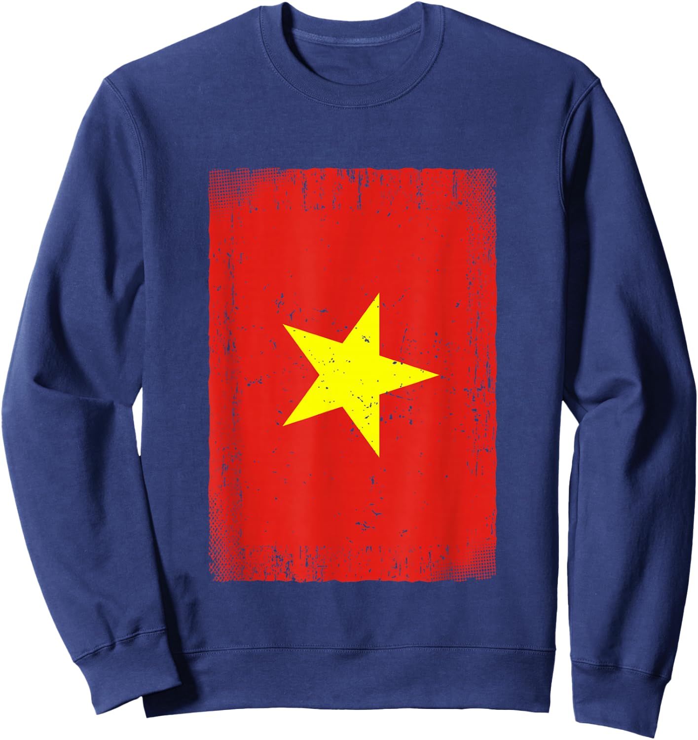 Vietnamese Flag Vietnam Sweatshirt - Sweatshirt | Navy