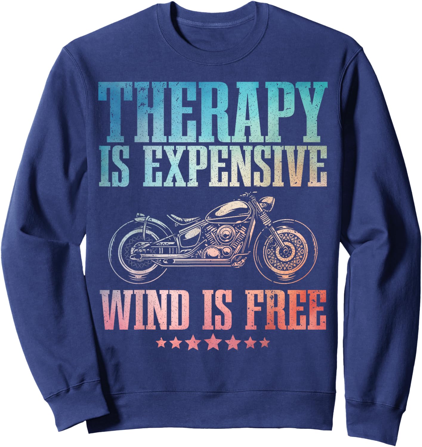 Cool Motorcycle Women Motorcycle Lovers Bike Rider Sweatshirt - Sweatshirt | Navy