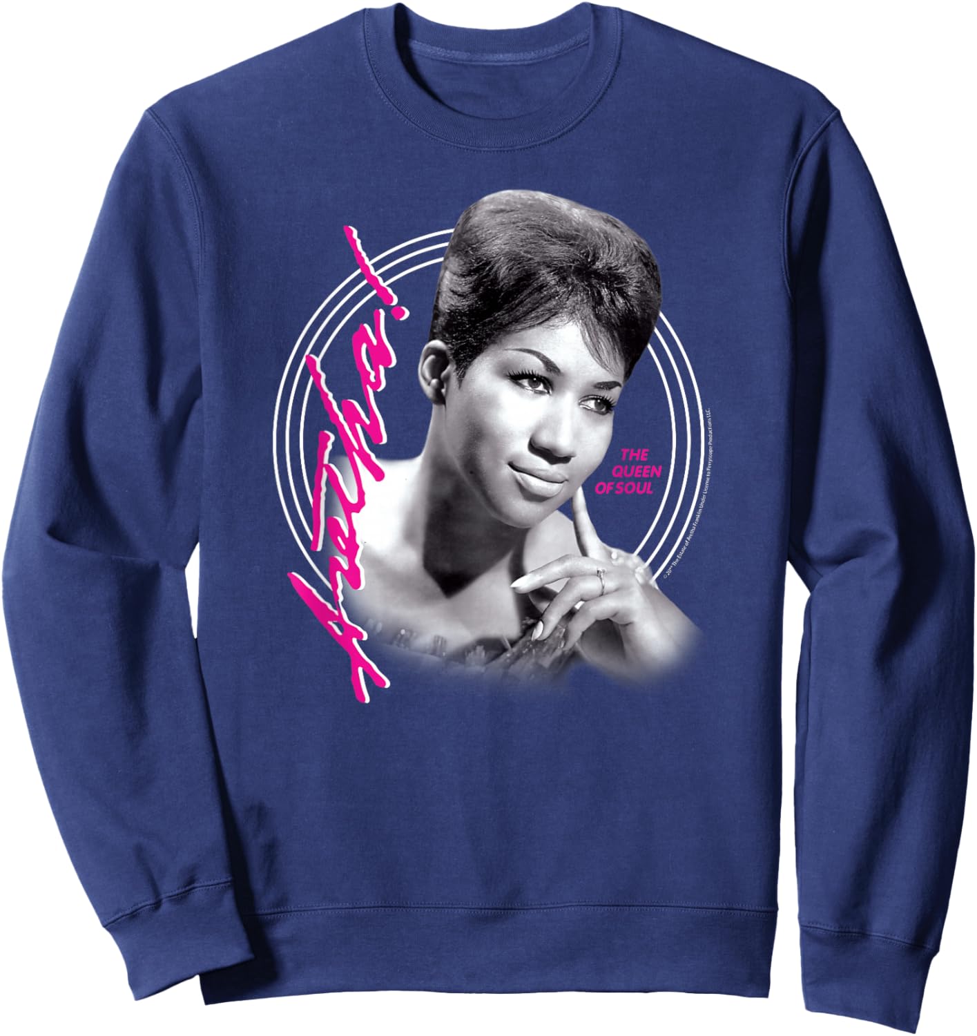 Aretha Franklin - Queen of Soul Sweatshirt - Sweatshirt | Navy