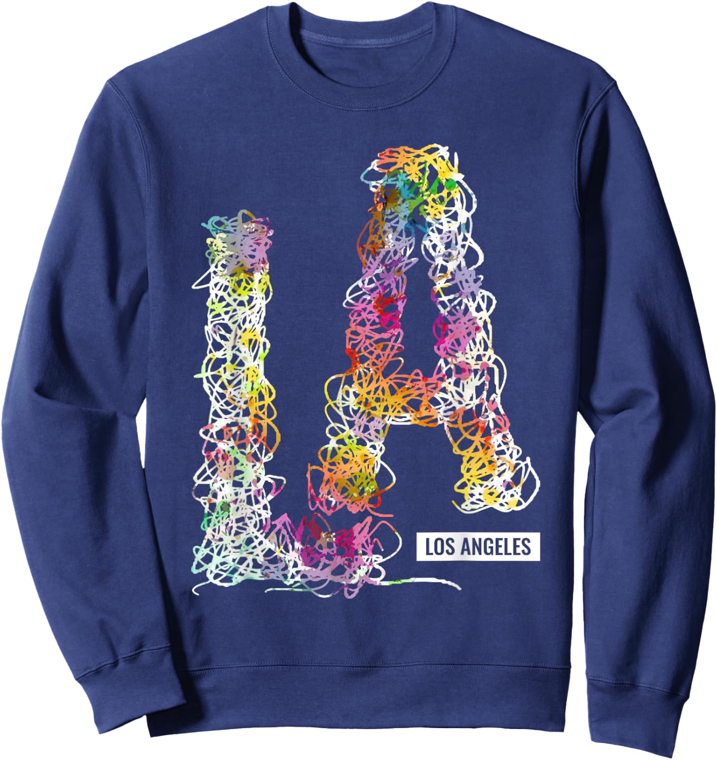 Los Angeles LA California Gift Sweatshirt - Sweatshirt | Navy
