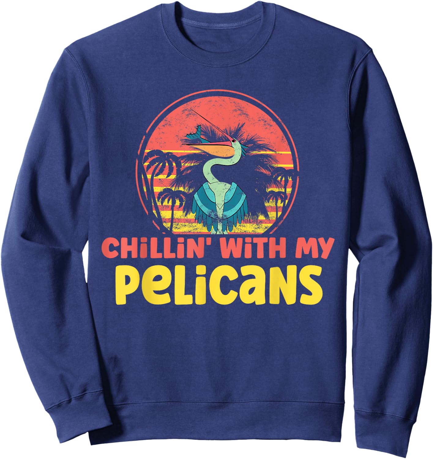 Pelican Hawaiian Sweatshirt - Sweatshirt | Navy