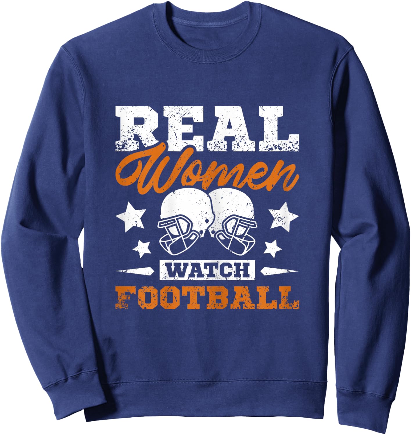 Real women watch football Sweatshirt - Sweatshirt | Navy