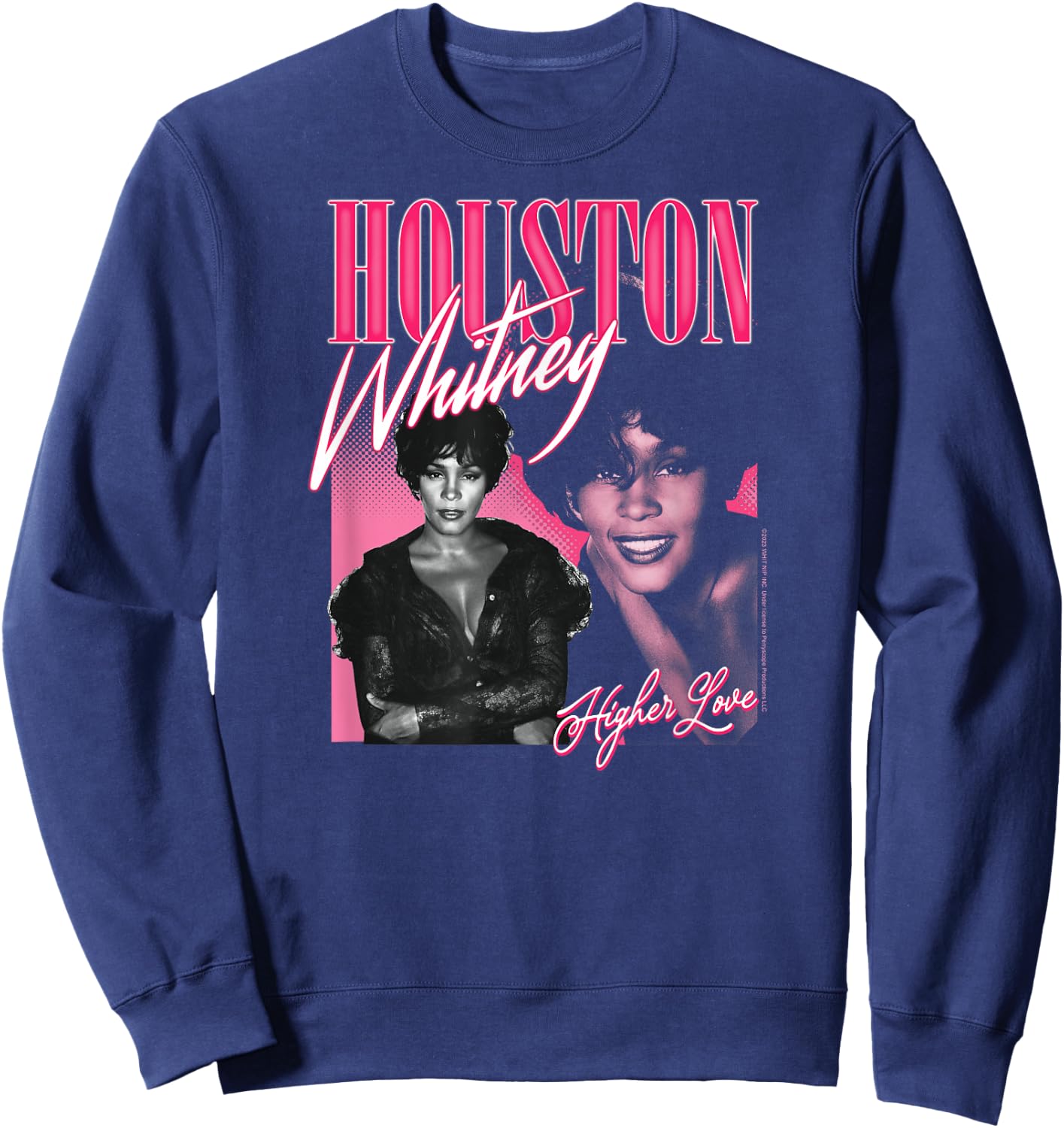 Whitney Houston - Higher Love Sweatshirt - Sweatshirt | Navy
