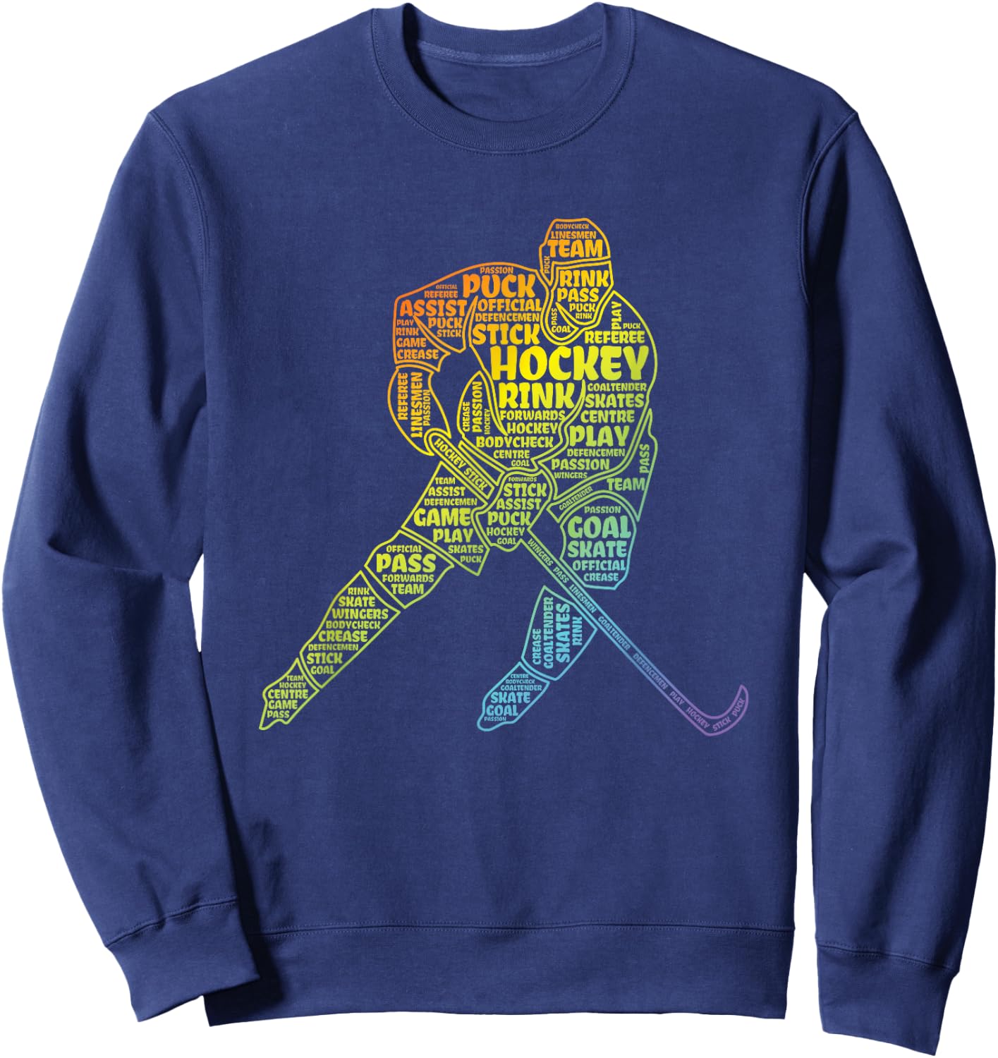 Ice Hockey Boy Sweatshirt - Sweatshirt | Navy